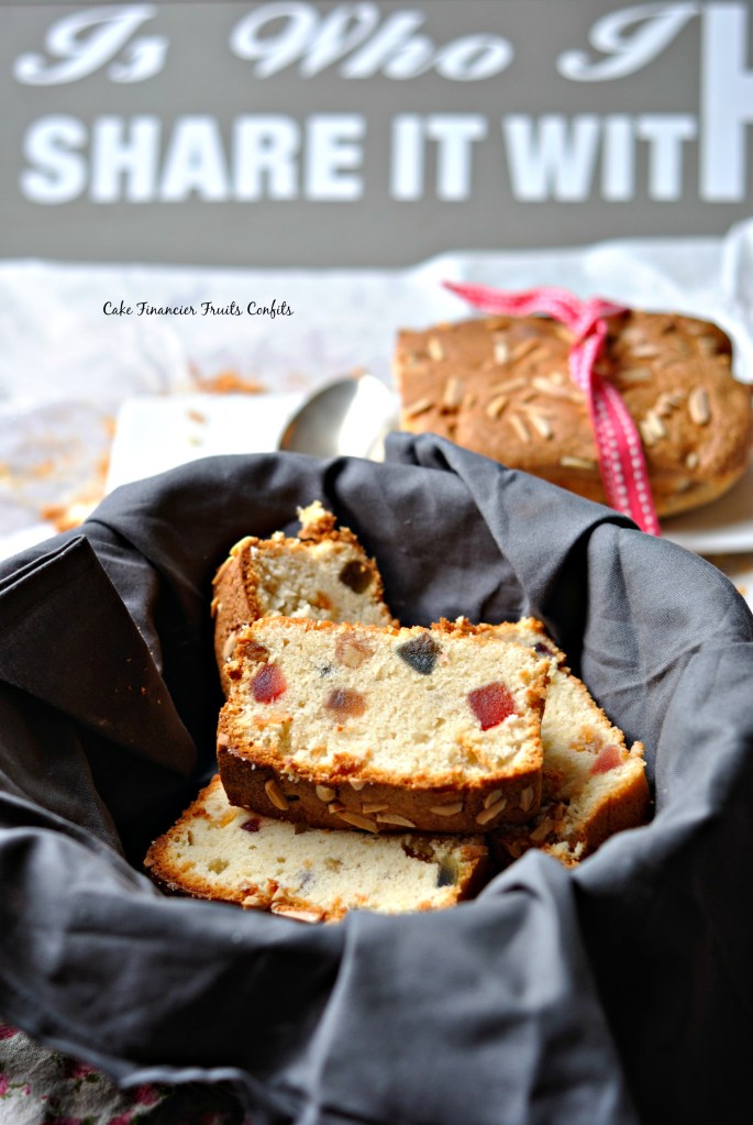 Cake Financier Fruits Confits 3