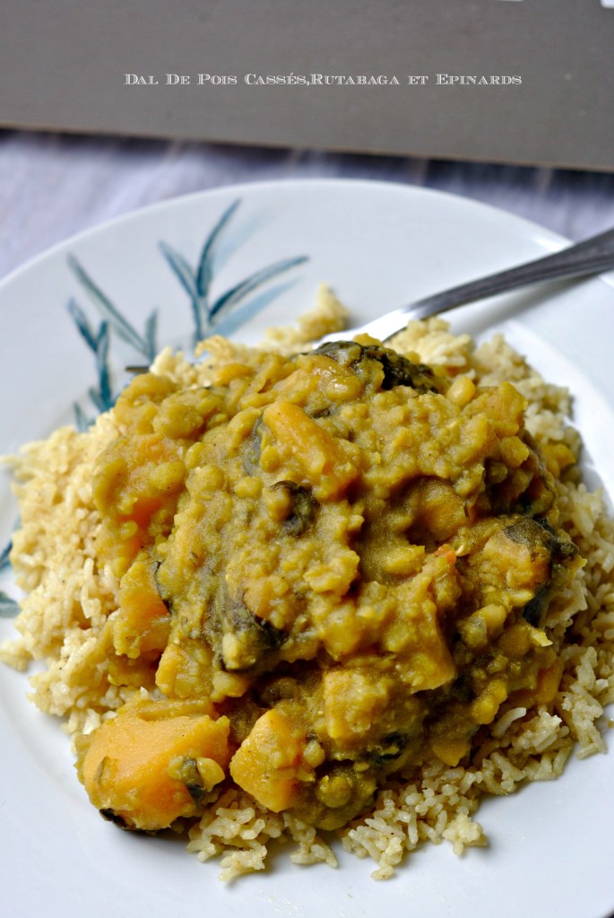 Dal De Pois Cassés,Rutabaga et Epinards 3
