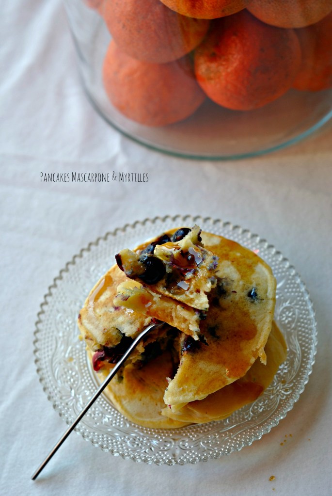 Pancakes Mascarpone & Myrtilles 2