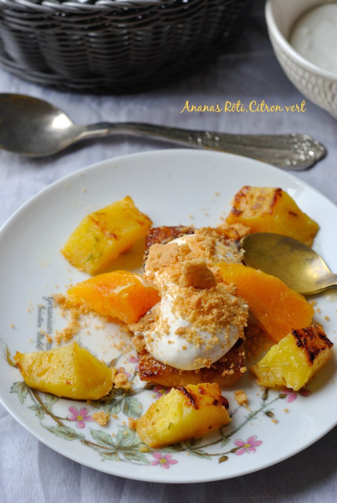 Ananas Rôti,Citron Vert 1