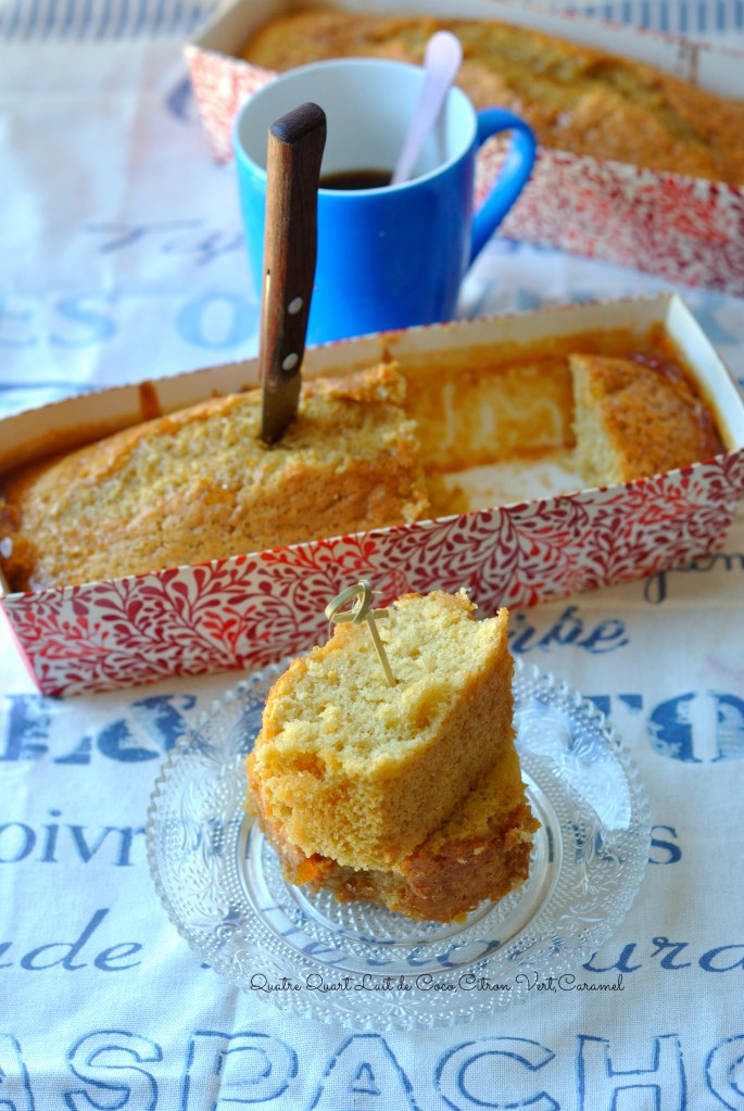 Quatre Quart Lait de Coco,Citron Vert,Caramel 1