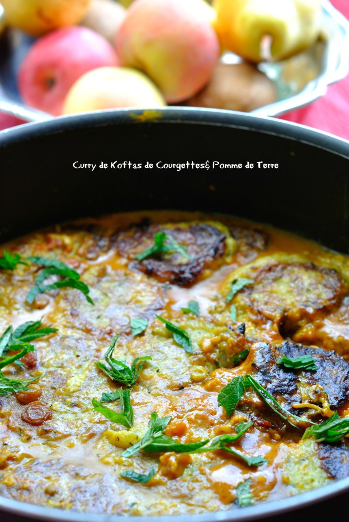 Curry de Koftas de Courgettes& Pomme de Terre 1