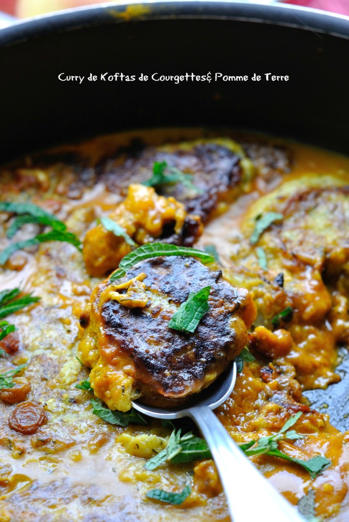 Curry de Koftas de Courgettes& Pomme de Terre 3