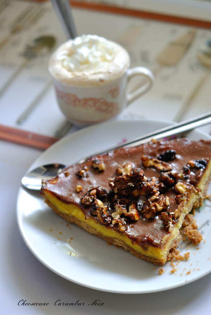 Cheesecake Carambar Noix 1