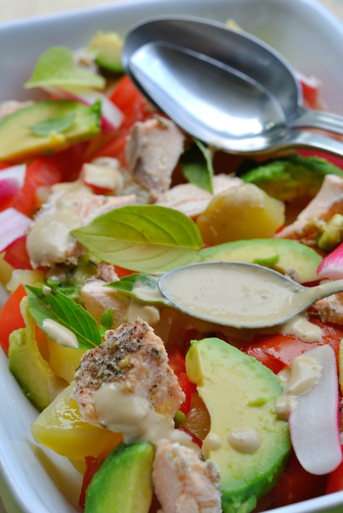 salade pdt saumon avocat 3