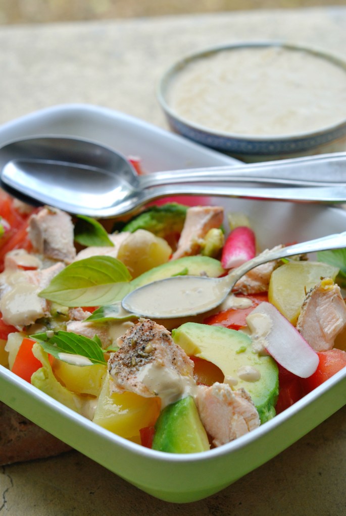 salade pdt saumon avocat 4