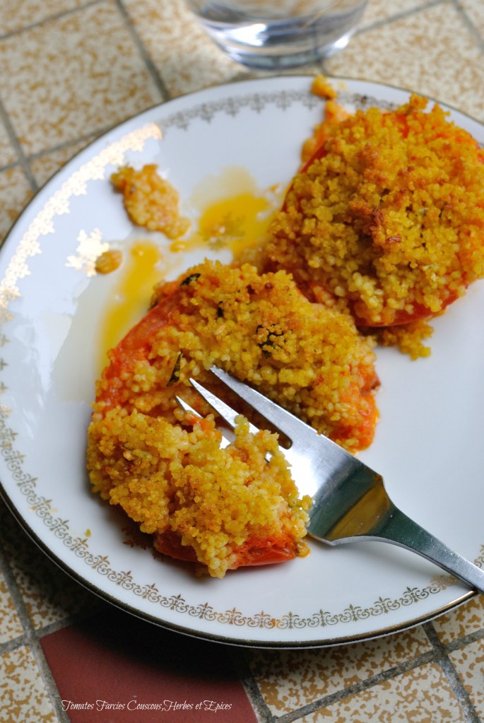 Tomates Farcies Couscous,Herbes et Epices 3