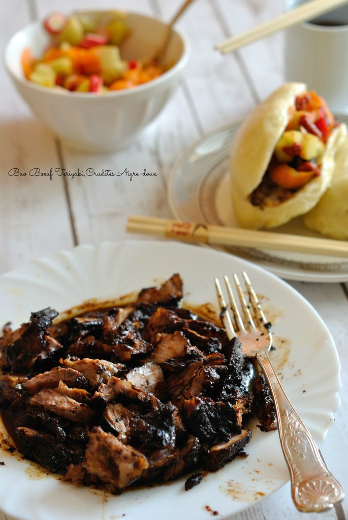 Bao Boeuf Teriyaki,Crudités Aigre-doux 8