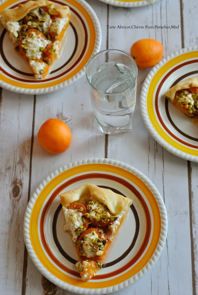 Tarte Abricot,Chèvre Frais,Pistaches,Miel 5