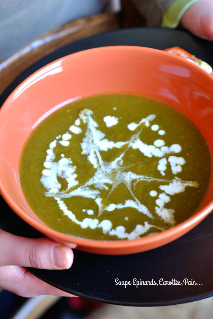 Soupe Epinards,Carottes,Pain...3