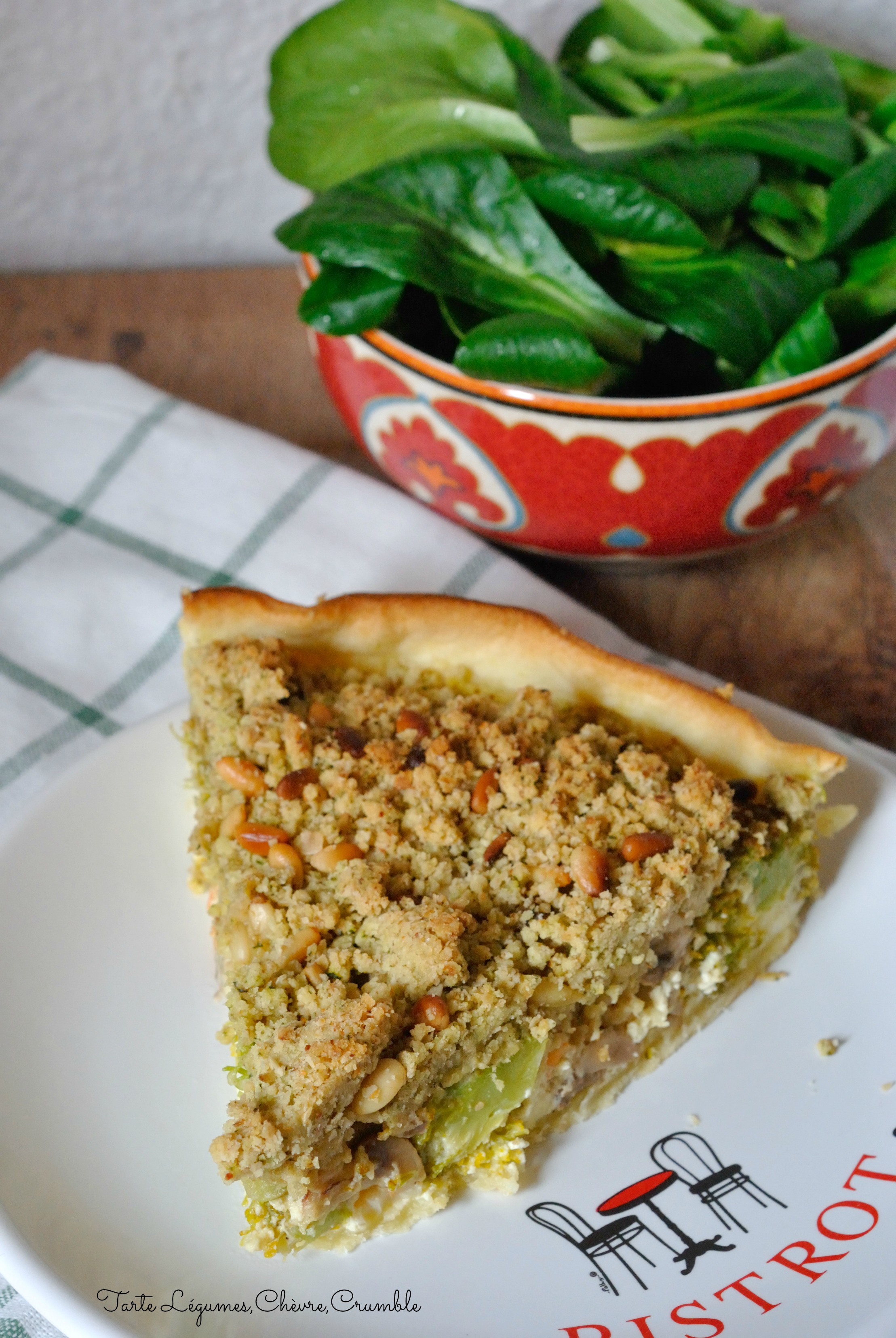 Tarte Légumes,Chèvre,Crumble 1
