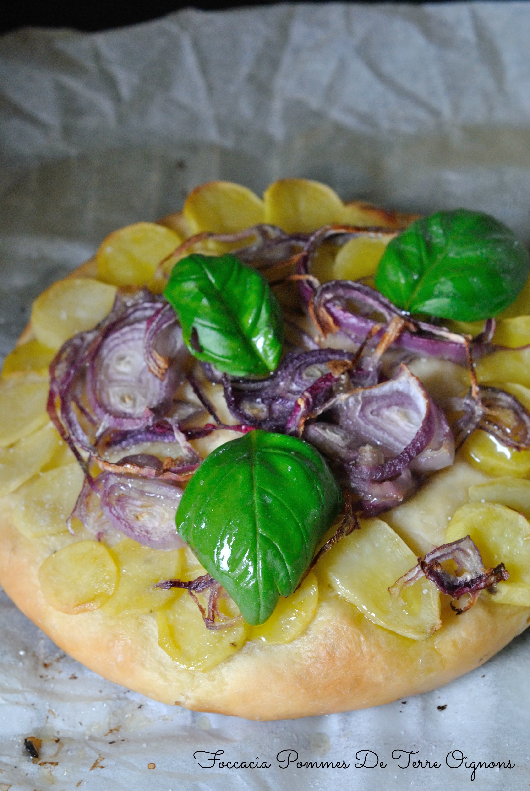 Focaccia Pommes de Terre Oignons 1