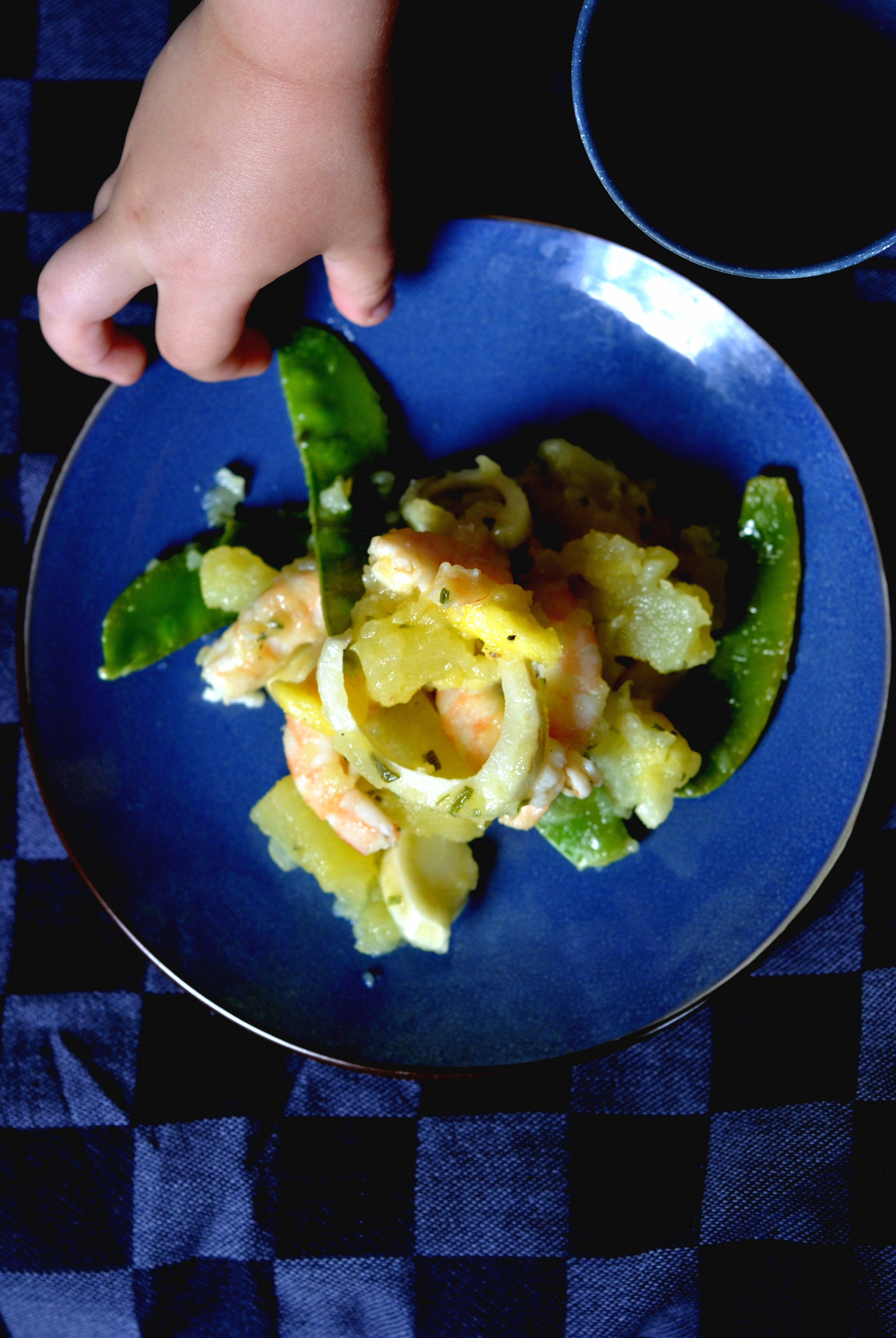 salade pdt fenouil mangue crevettes pois 1